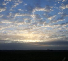 Mooie luchten uitzichten